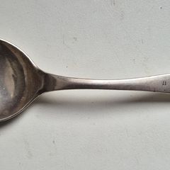 Silver spoon, probably Swedish, Sterling? Rare Markings, Antique