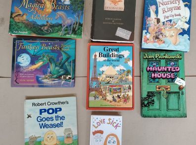 Premium Kids Pop-Up & Interactive Toy Book Bundle (8 Books)