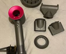 Hair dryer plus attachments