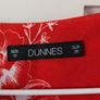 Floral Red Dress, Dunnes Size 10 Image 4