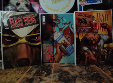 Bad Dog ! First 3 Issues ! by Joe Kelly - Author of Deadpool ! 2009 ! by Image Comics !