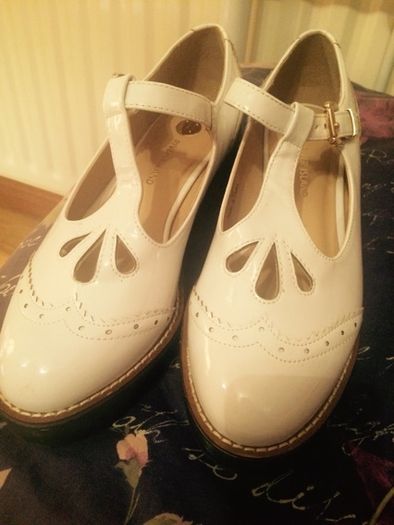 White Flatform River Island Shoes