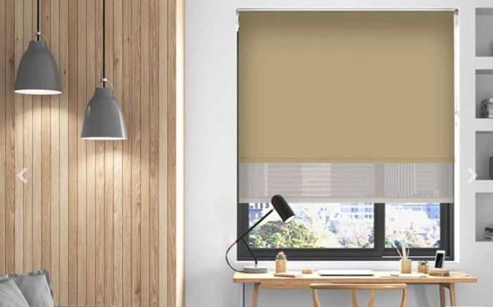 Brand New Blackout Blinds - double with sheer