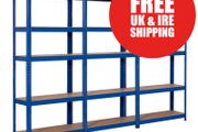 3 Bay Shelving Offer! | Blue | 400mm Deep
