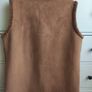 RABE Luxury Faux Suede & Shearling Gilet Bodywarmer   Size 42 Image 9