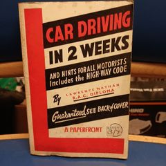 Vintage learner driver book (1968)