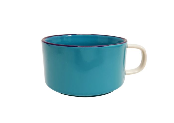 Retro Blue Soup Mug Stonamel 360ml