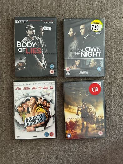 New 4 DVDs Sealed