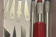 Vintage 11 replaceable knives Wood Carving Knifes Tools Chisel Woodworking Cutter Hand Tool Set Sculptural