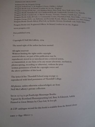 Nell / Nell McCafferty / 1st. ED., 2004