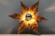 Vintage Massive Belgium Leaf Wall Lamp