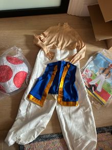 halloween costume Mario Toad Outfit: unisex: 7-8rs