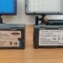 2 x Neewer CN 160 LED lights with Sony NP-F batteries, colour diffusers and chargers Image 4