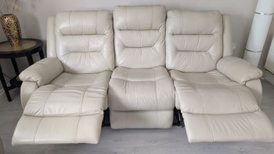 Electric Recliner Leather Sofa