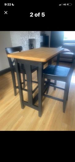 High table & chairs