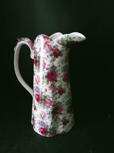 A Pair of Lord Nelson Ware Chintz Edwardian Pitchers Jugs