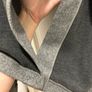 Bershka Grey Mid-Length Coat | Size S | Brand New Image 5