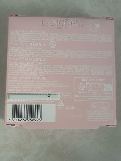 Lancome juicy club