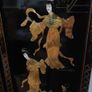 set of 4 Chinese lacquered wall panels Image 4