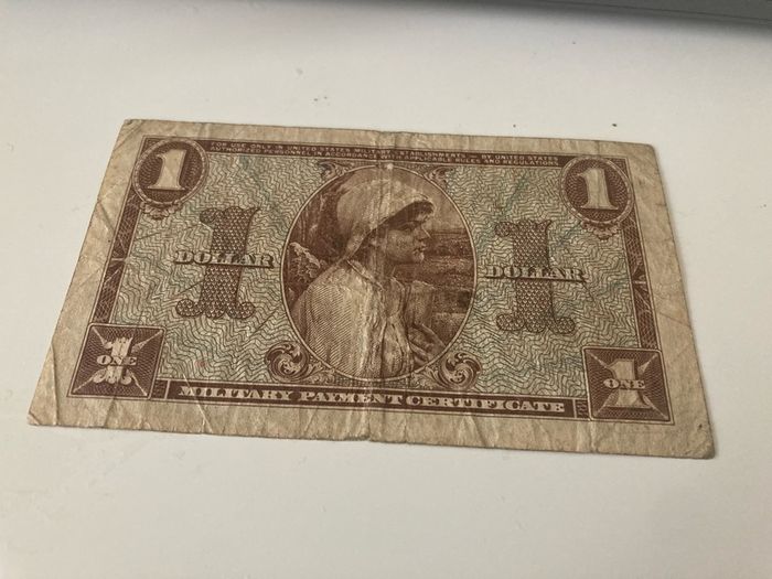 USA 1 Dollar Military Payment Certificate Serie 521