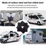 Universal Heavy Duty Seat Swivel Base, 3.0mm Steel Plate Swivel Seat Base 360 Degree Rotatable for RV Van Camper Boat Truck Bus Image 2