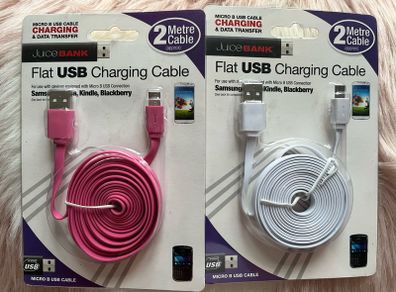micro B usb 2 meter cable