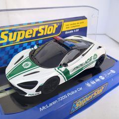 Scalextric McLaren 720S Police Car ( Superslot H4056 street supercar slot car C4056 )