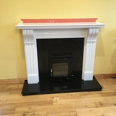 fireplace and stove fitter. Also fit pellet stoves and replace broken firebacks. Supply and fit.