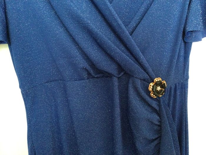 Dress royal blue glitter size L