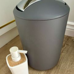 Bin / hand wash dispenser