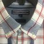 Tommy Hilfiger Mens blue Check long sleeve cotton shirt L 44in Chest Image 3