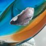 Murano style art glass swan with gorgeous colours Image 3