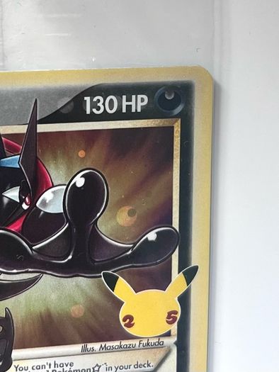 Greninja Gold Star promo 25th Anniversary Celebrations