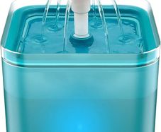 Cat Fountain Water Fountain Kitten Bowl Indoor - 2L Pet Fountain - Pet Water Dispenser for Small Dogs - Ultra Silent - Multiple Filtration