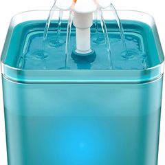 Cat Fountain Water Fountain Kitten Bowl Indoor - 2L Pet Fountain - Pet Water Dispenser for Small Dogs - Ultra Silent - Multiple Filtration