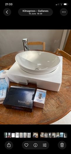 Curved basin