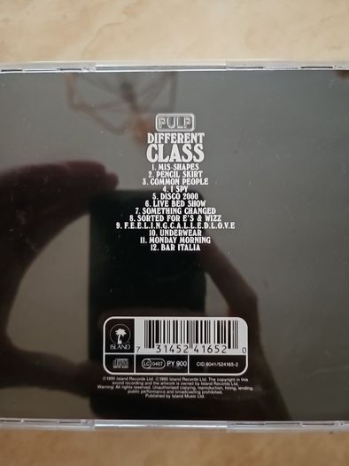 Pulp CD - Different Class