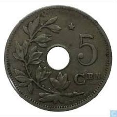 Belgium 5 Centimes 1930