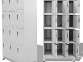 Locker Cabinet with 12 Compartments 90x45x180 cm