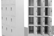 Locker Cabinet with 12 Compartments 90x45x180 cm