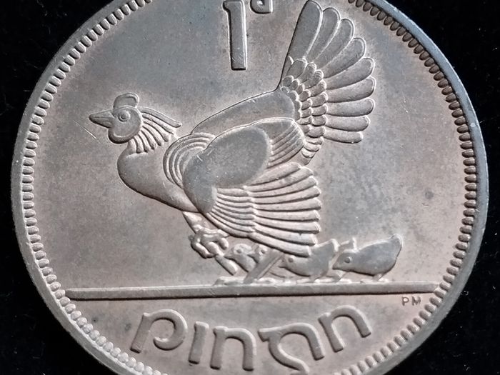 Ireland - 1968 - 1 Penny - Hen - UNC - KM.11 - [2742]