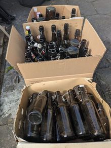 mix swing top home brew bottles