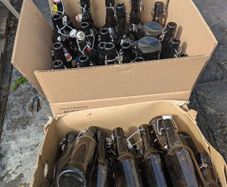 mix swing top home brew bottles