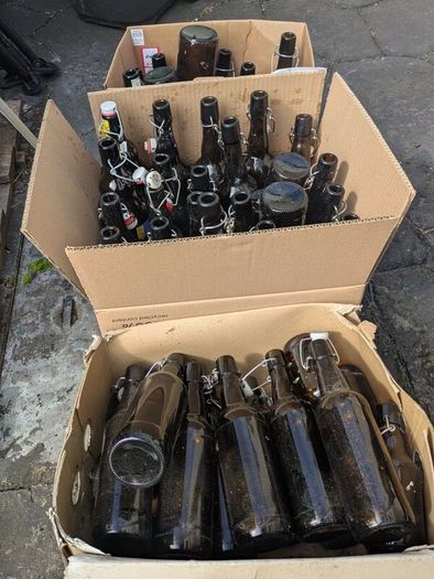 mix swing top home brew bottles