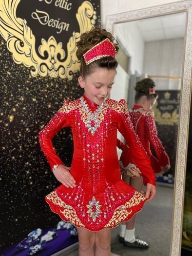 Irish dancing dress