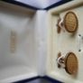Vintage Sterling Silver 925 Swank Cufflinks in Original Box Mens Wedding Groom Retro Accessories Image 7