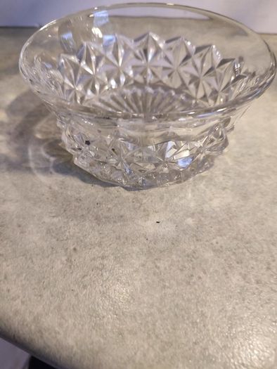 Crystal Small Bowl No Stamp.