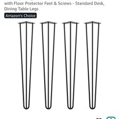 4 x Hairpin Legs for Table or Desk