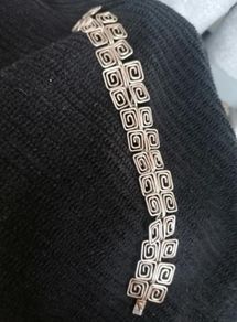 Vintage Greek Stg Silver Unique Spiral Bracelet