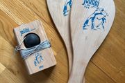 Jokari du Jura wooden paddle game Vilac